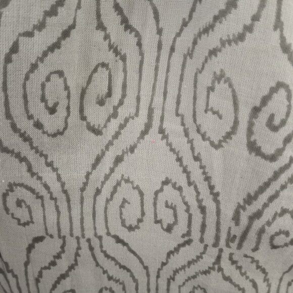 Namsar Maxi Dress OS Gray Print 100% Cotton Adjustable Spaghetti Strap - Picture 6 of 8